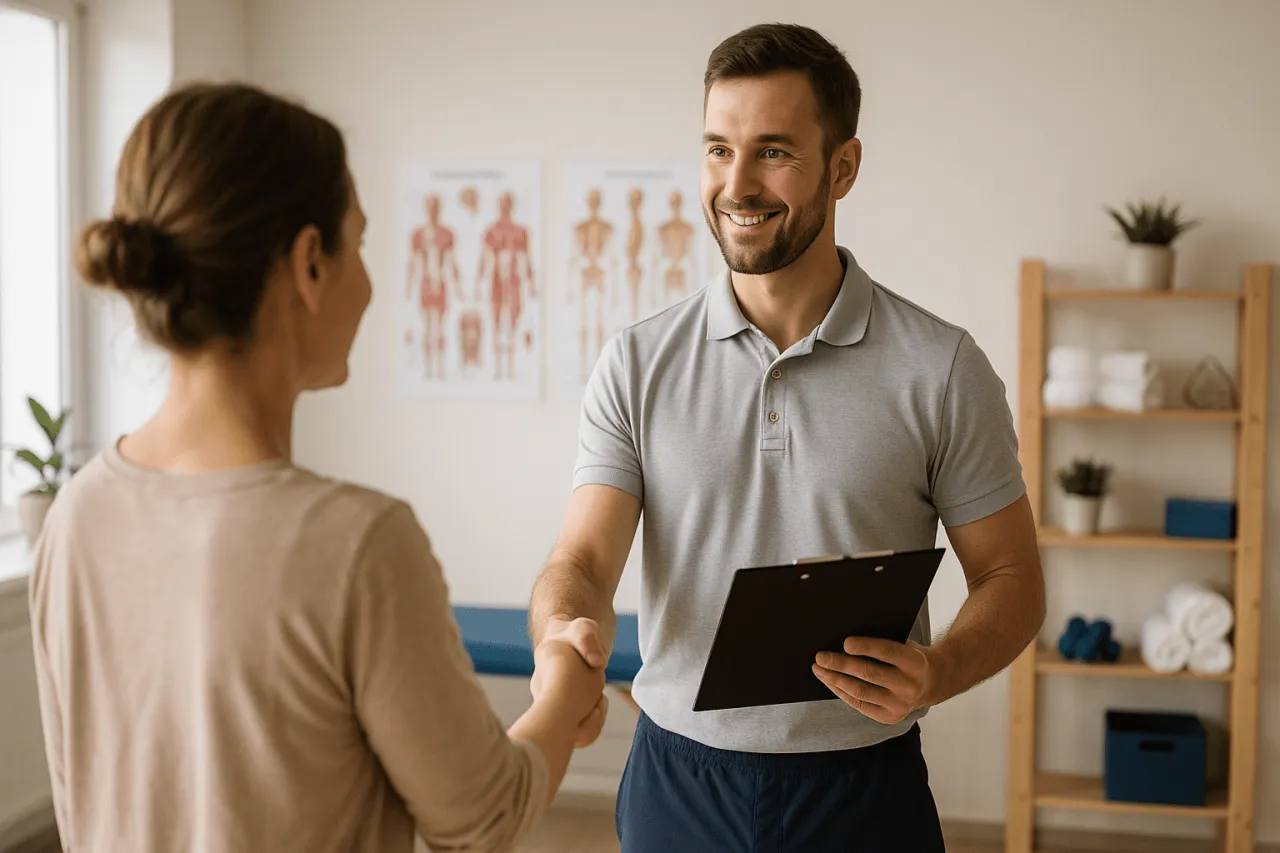 pierwsza wizyta u fizjoterapeuty, badanie funkcjonalne fizjoterapia