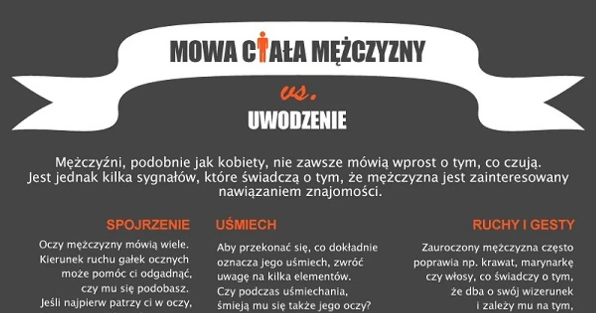 Mężczyzna mowa ciała zainteresowanie