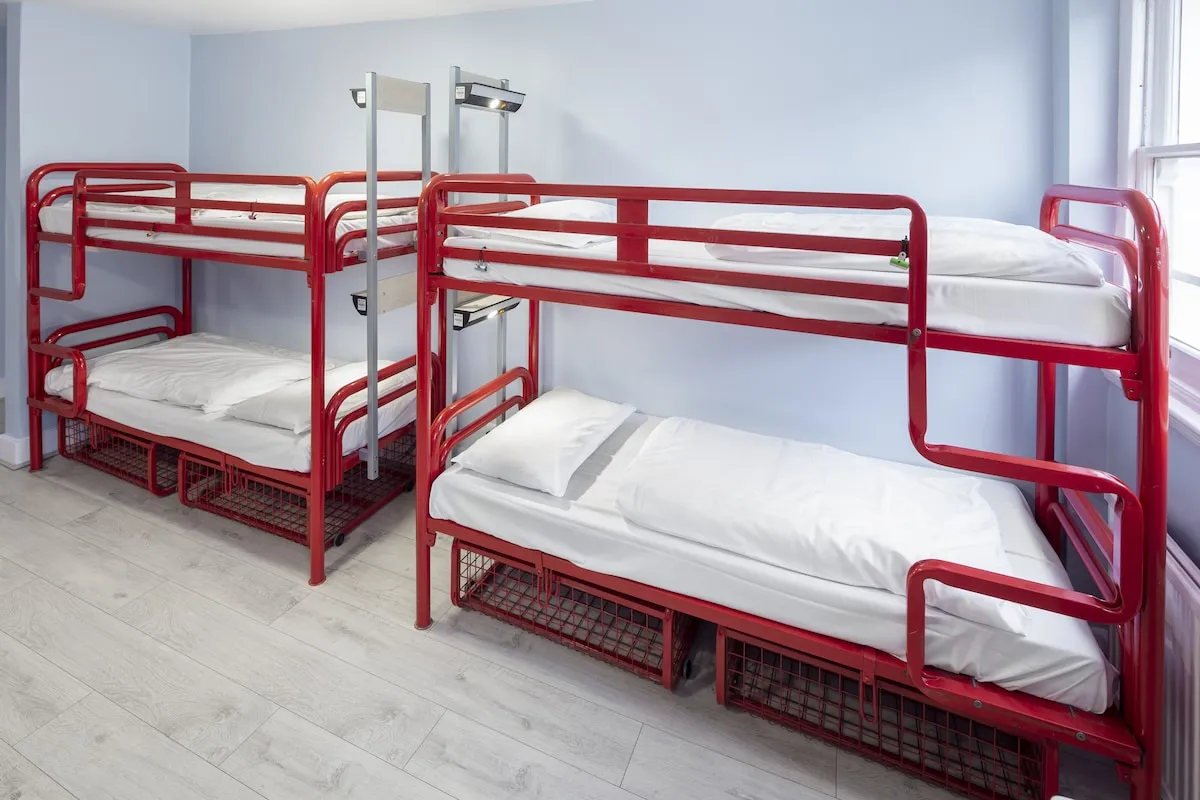 R&oacute;żne typy zakwaterowania Londyn hostel hotel Airbnb