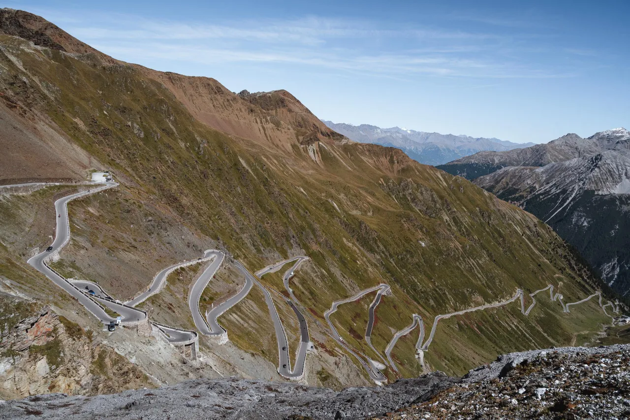 Widoki z przełęczy Stelvio