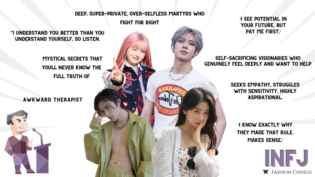 kpop idol 4D personality example