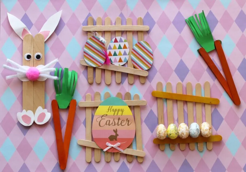 materiały do ozdób wielkanocnych DIY