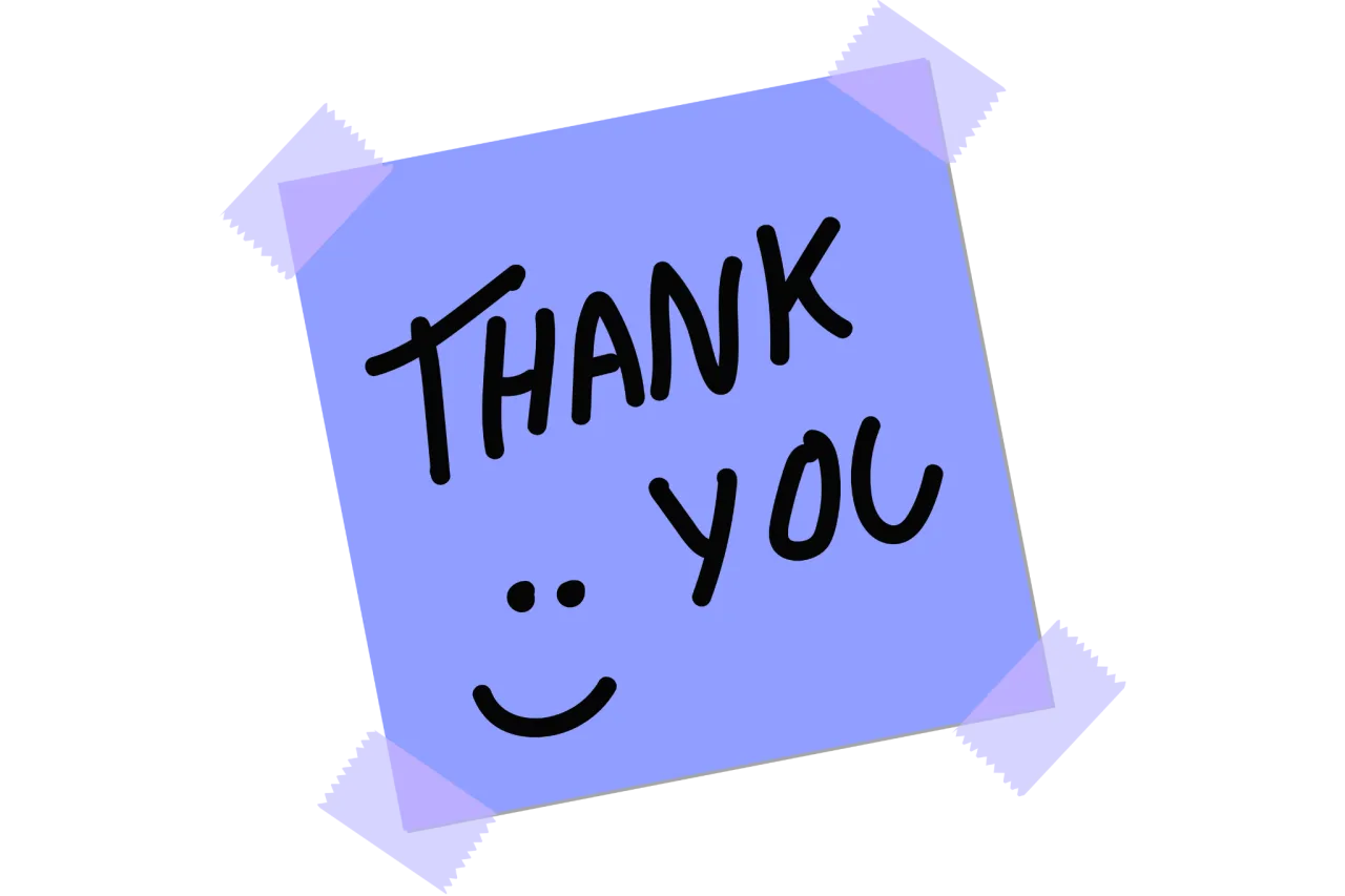 R&oacute;żne formy podziękowań kartka, e-mail, tablet z opinią