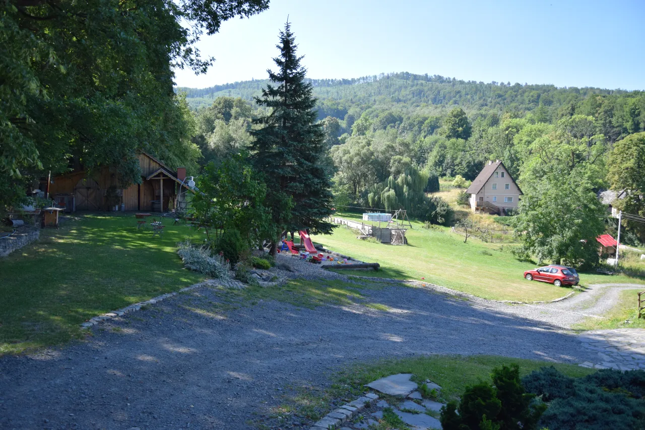 Bacówka Giemzików Jarnołtówek widok z lotu ptaka