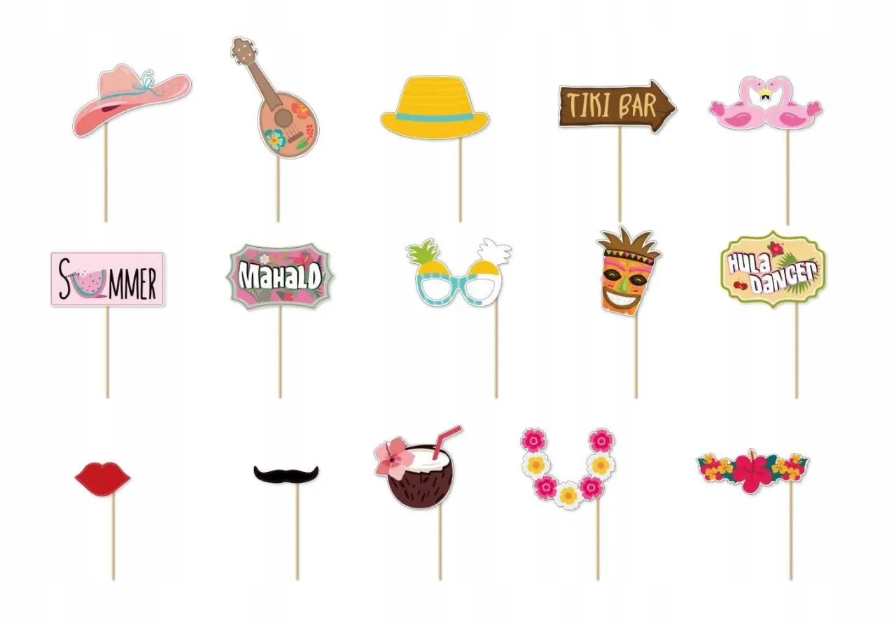 wakacyjne zdjęcia z akcesoriami rekwizyty