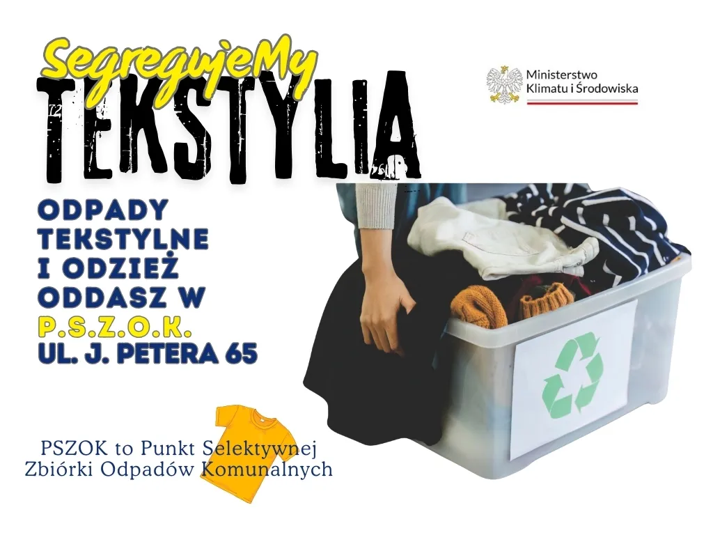 PSZOK zbi&oacute;rka tekstyli&oacute;w