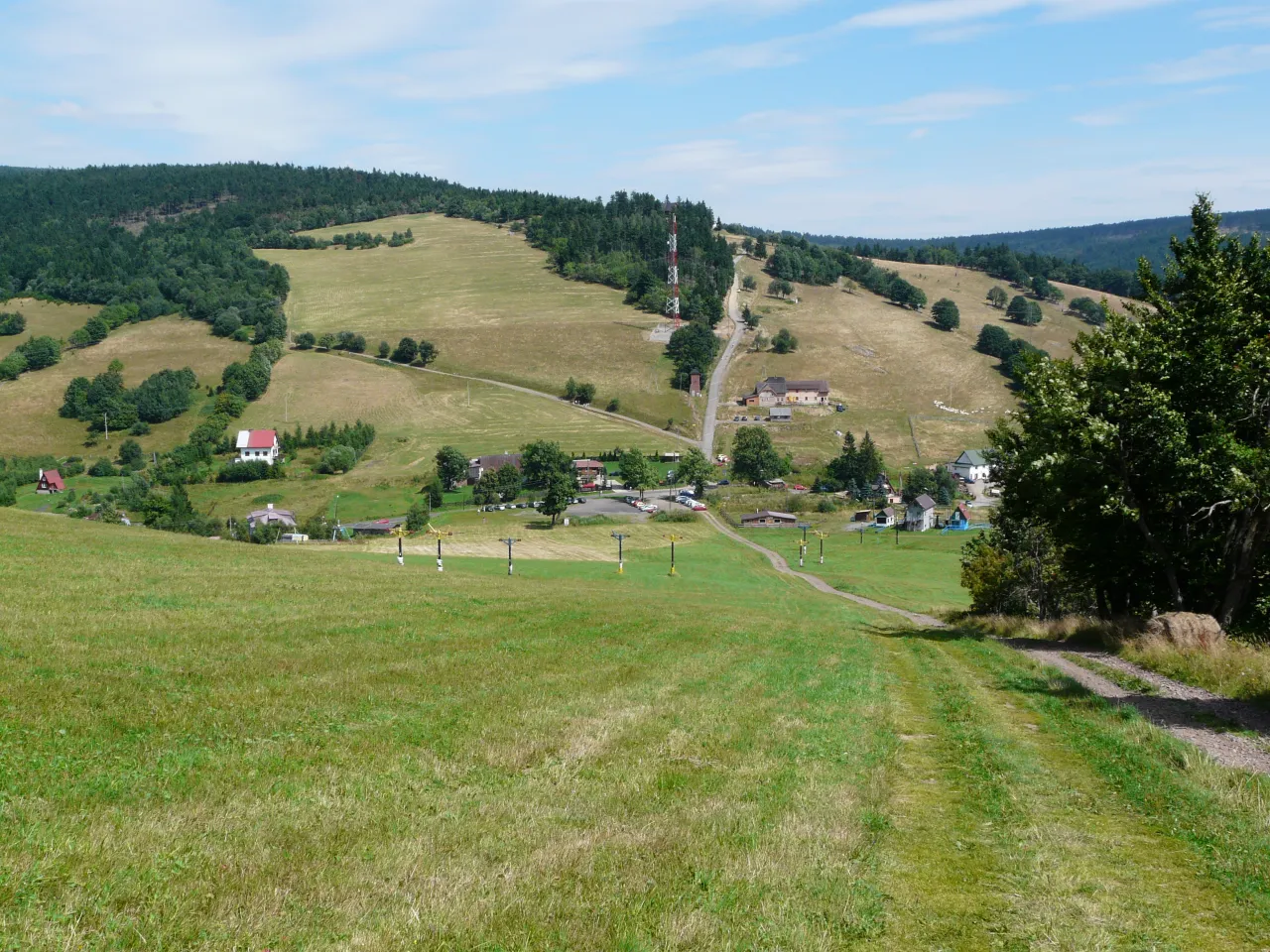 Wielka Sowa czerwony szlak Przełęcz Sokola