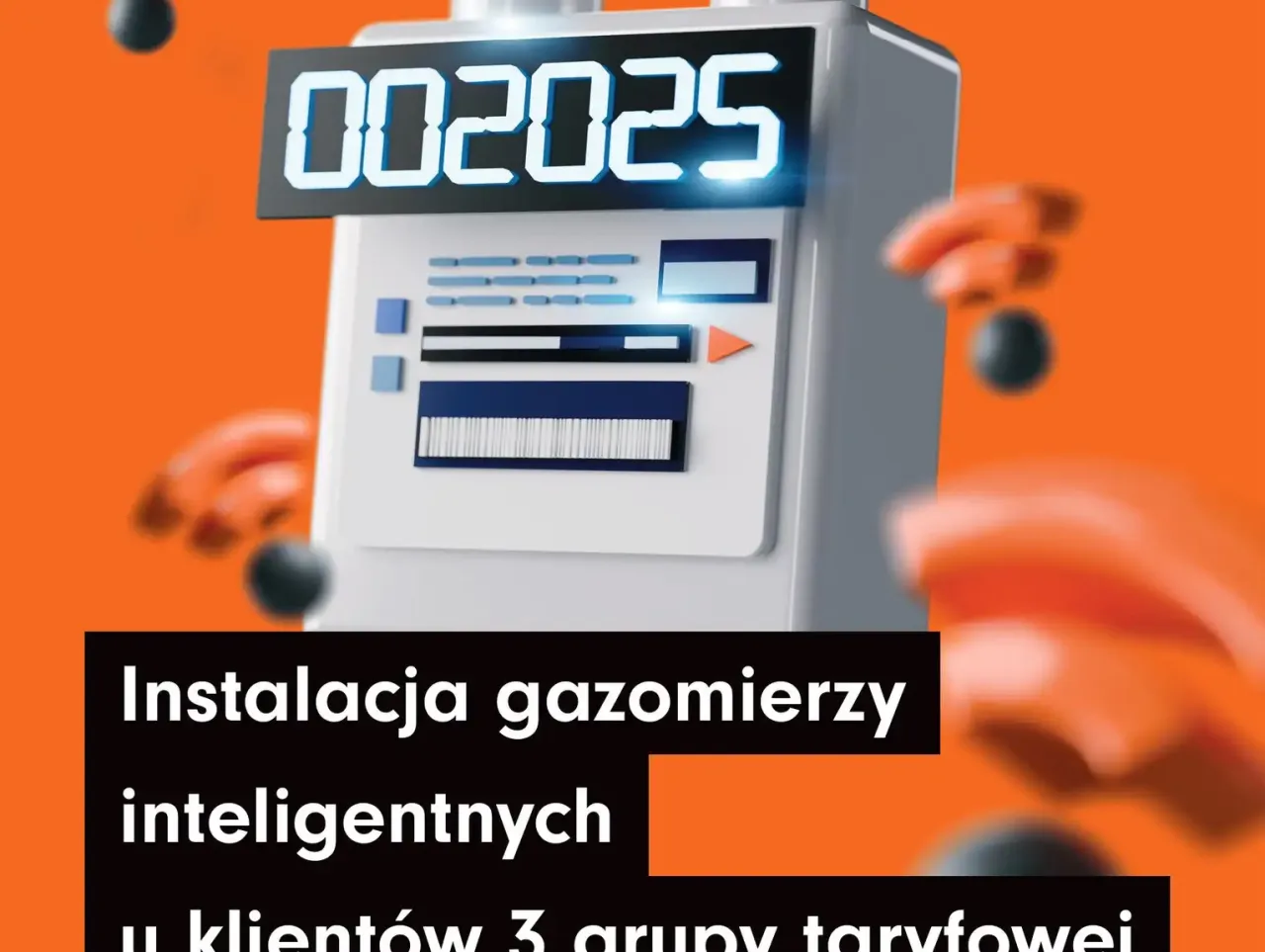 Inteligentny gazomierz z cyfrowym wyświetlaczem. Dowiedz się, ile trwa wymiana gazomierza i instalacja inteligentnych urządzeń.