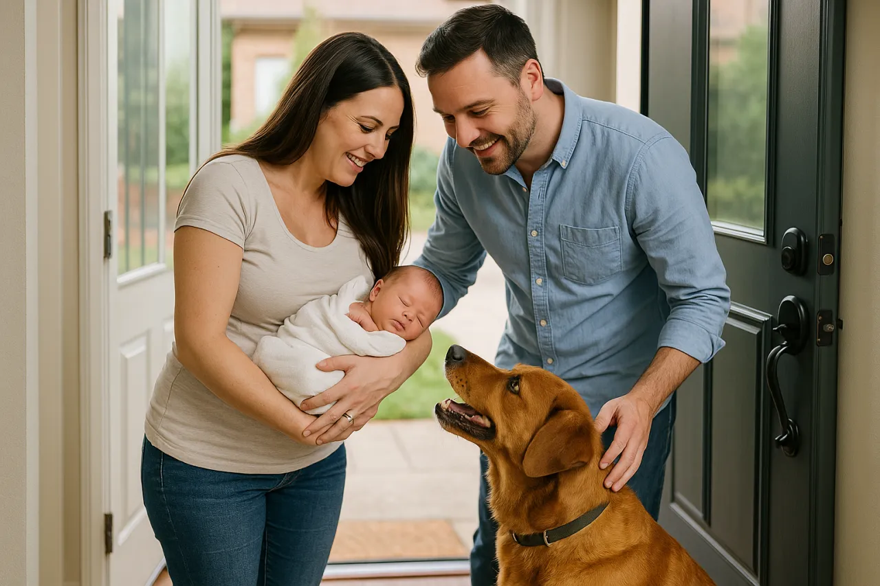 Pies i dziecko wsp&oacute;lne życie