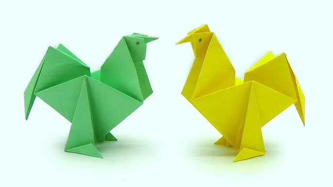 kurczak origami łatwy i trudny