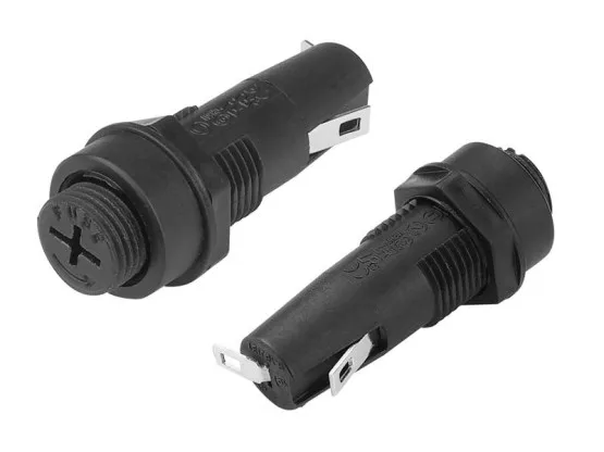 gniazdo bezpiecznika prostownika, narzędzia do wymiany bezpiecznika