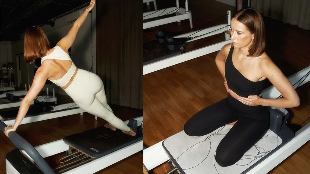Kobieta ćwicząca pilates poprawa postawy