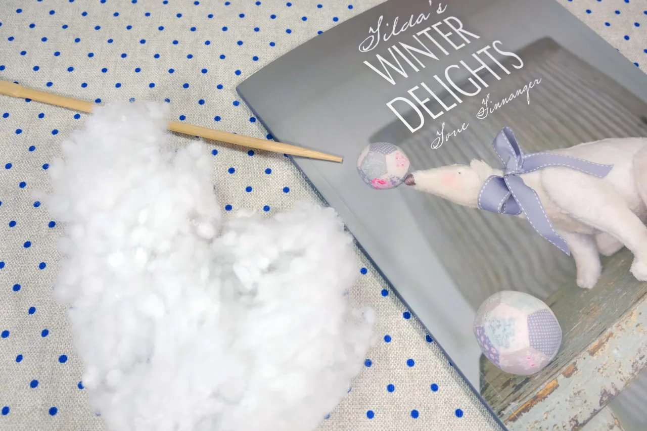 materiały do szycia sukienki dla lalki Tilda