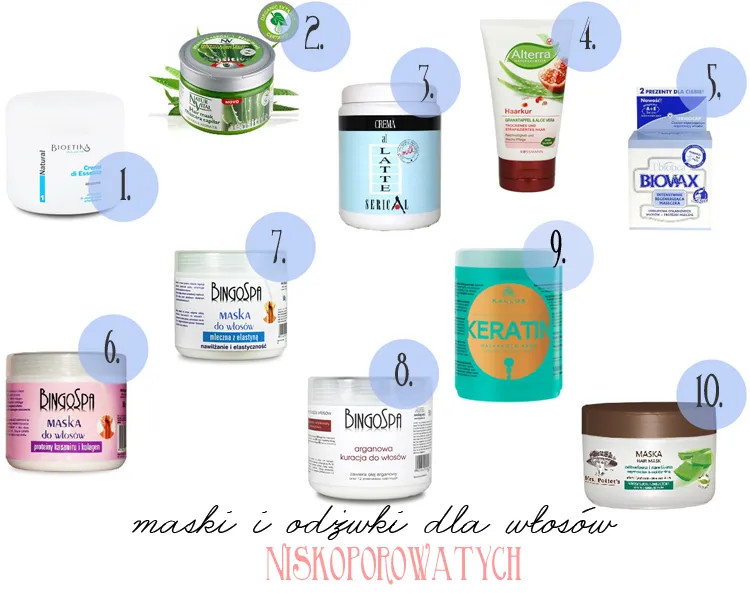 polecane odżywki do włosów niskoporowatych
