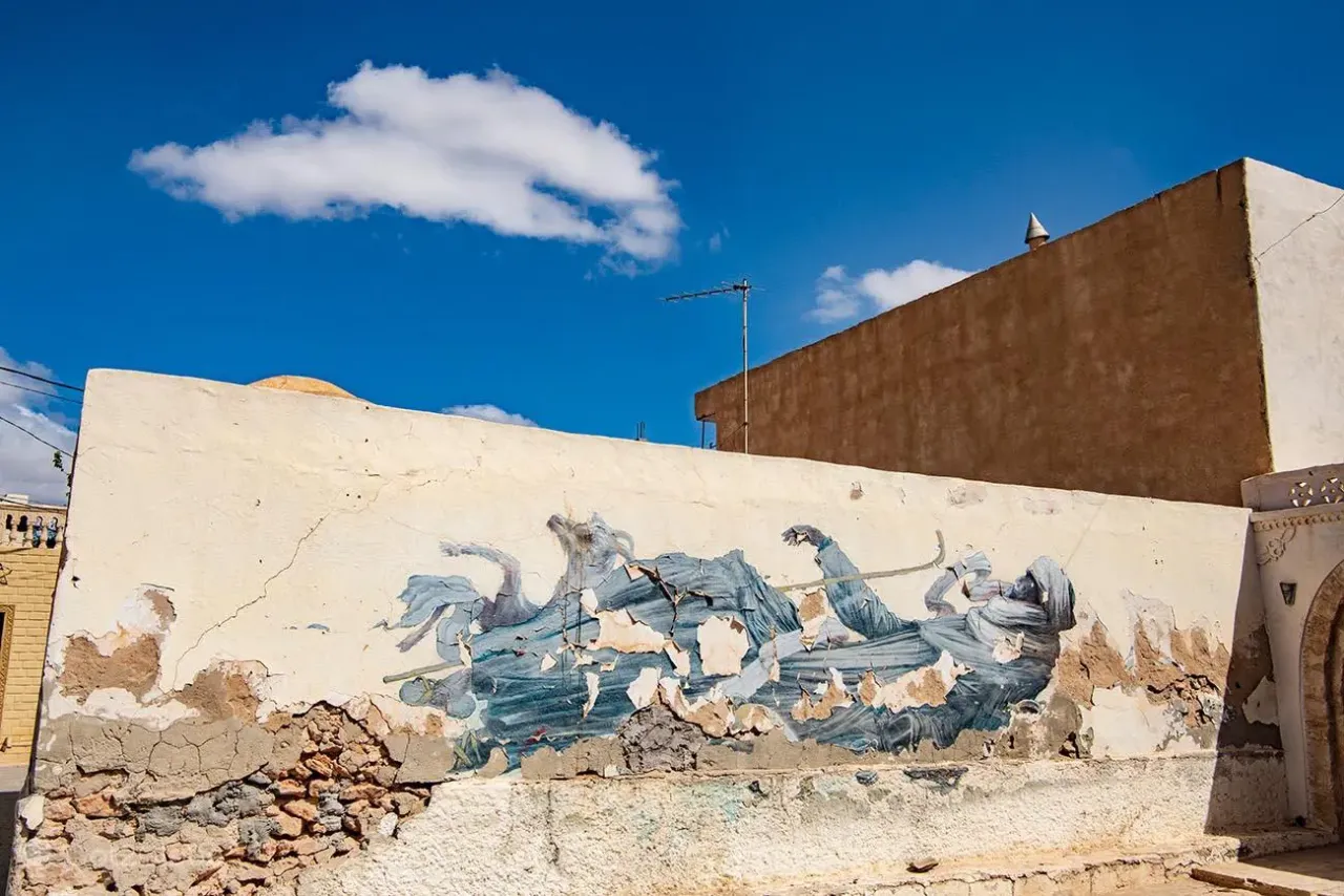 Djerbahood murale sztuka uliczna Erriadh