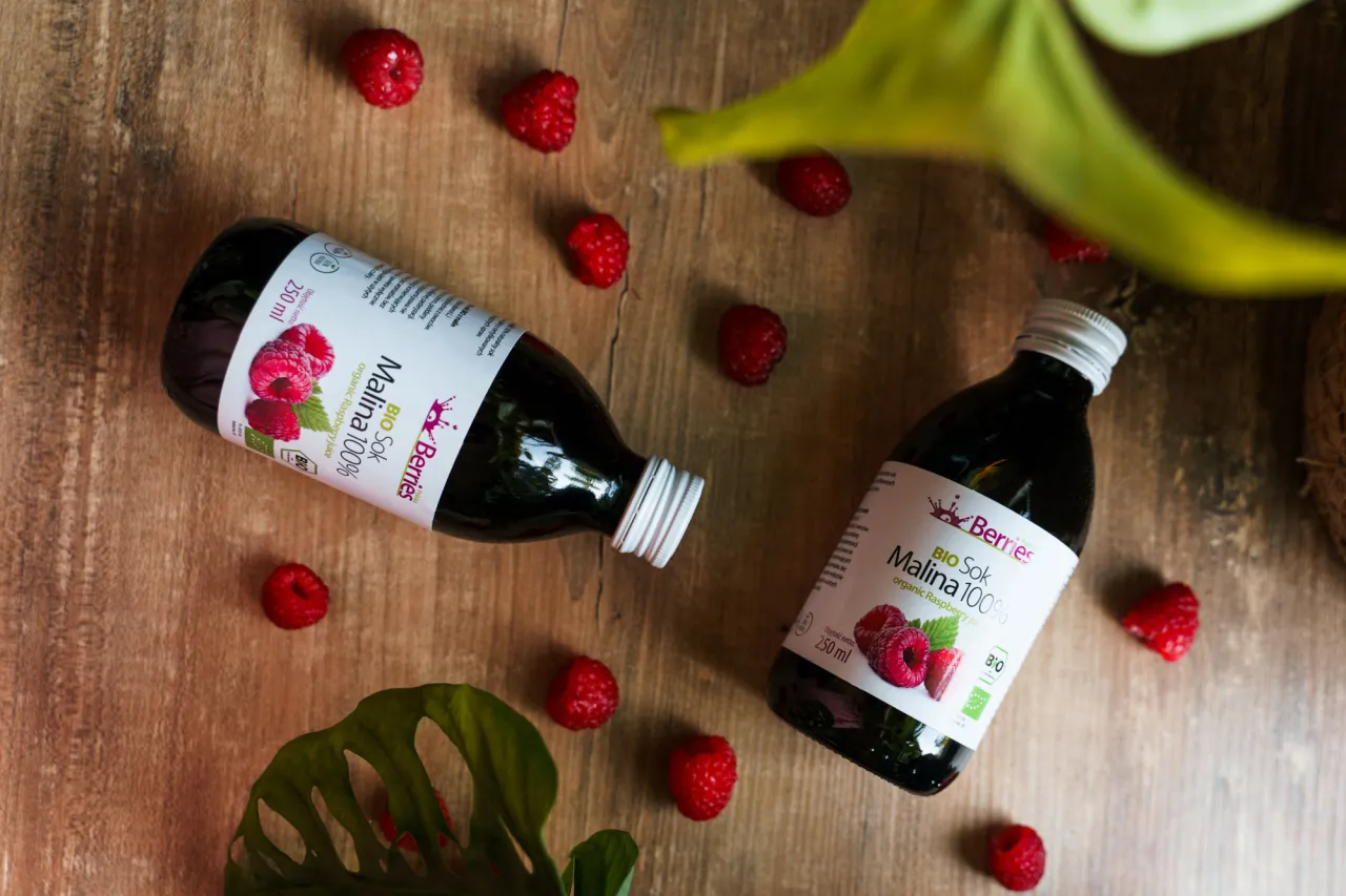 Zdjęcie Naturalny sok malinowy gdzie kupić - najlepsze miejsca i oferty