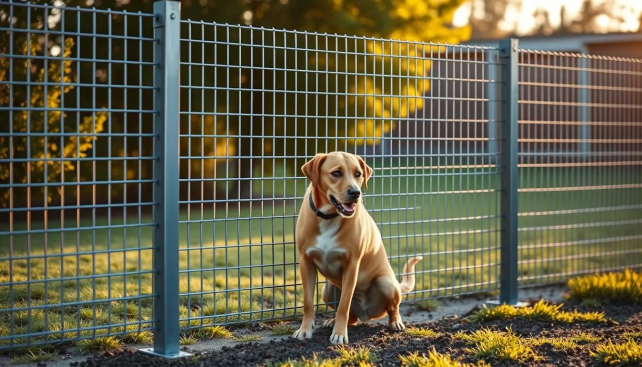 r&oacute;żne typy ogrodzeń dla psa