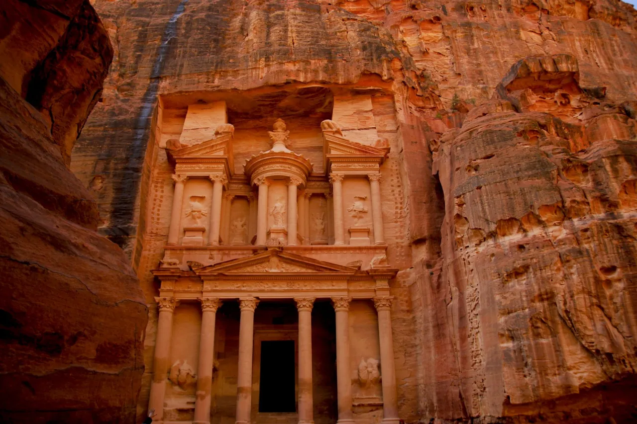 Jordania jesienią Petra