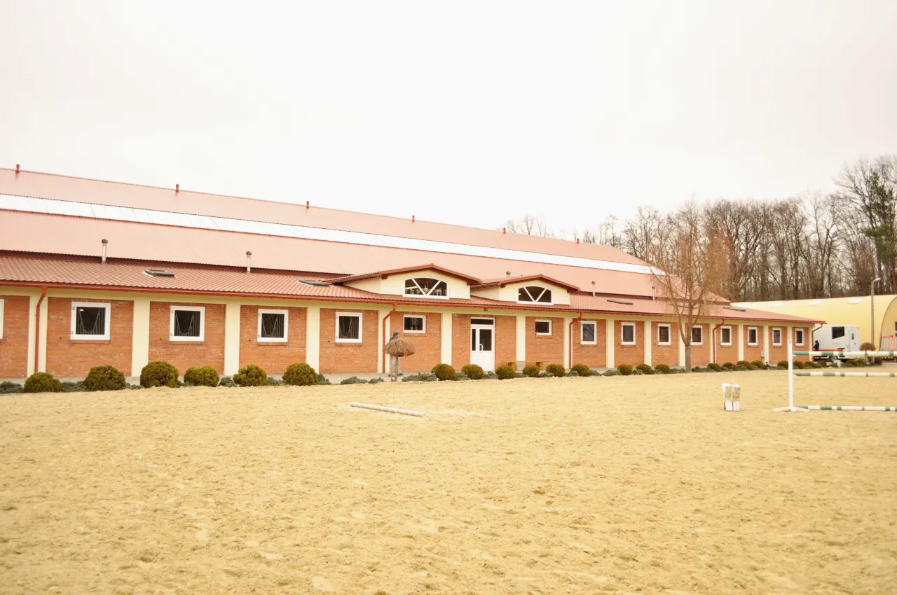 Stadnina Koni Leśna Wola widok z lotu ptaka