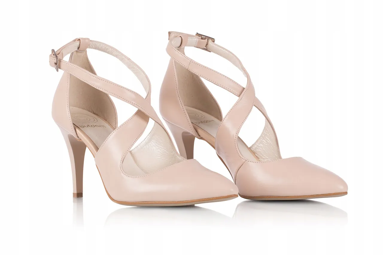 buty ślubne w kolorze nude, złote i srebrne buty na wesele