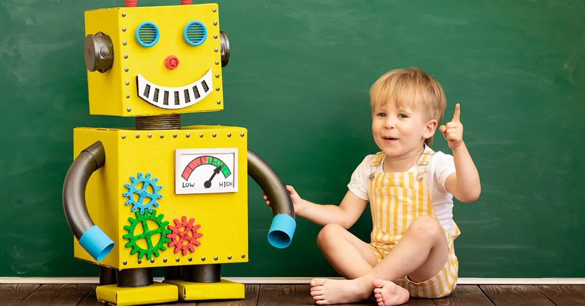 materiały do robota z kartonu