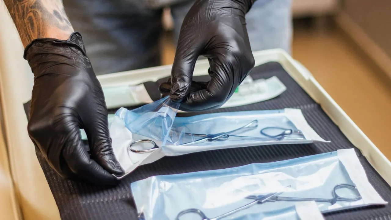 pielęgnacja świeżego piercingu