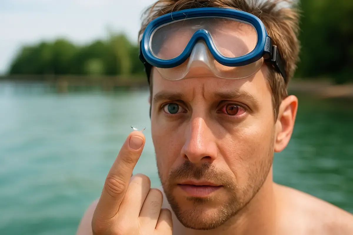 basen morze jezioro ryzyko dla oczu