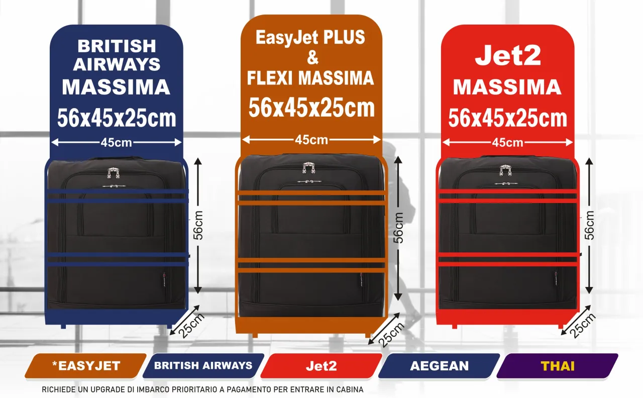 easyJet trasporto attrezzatura sportiva