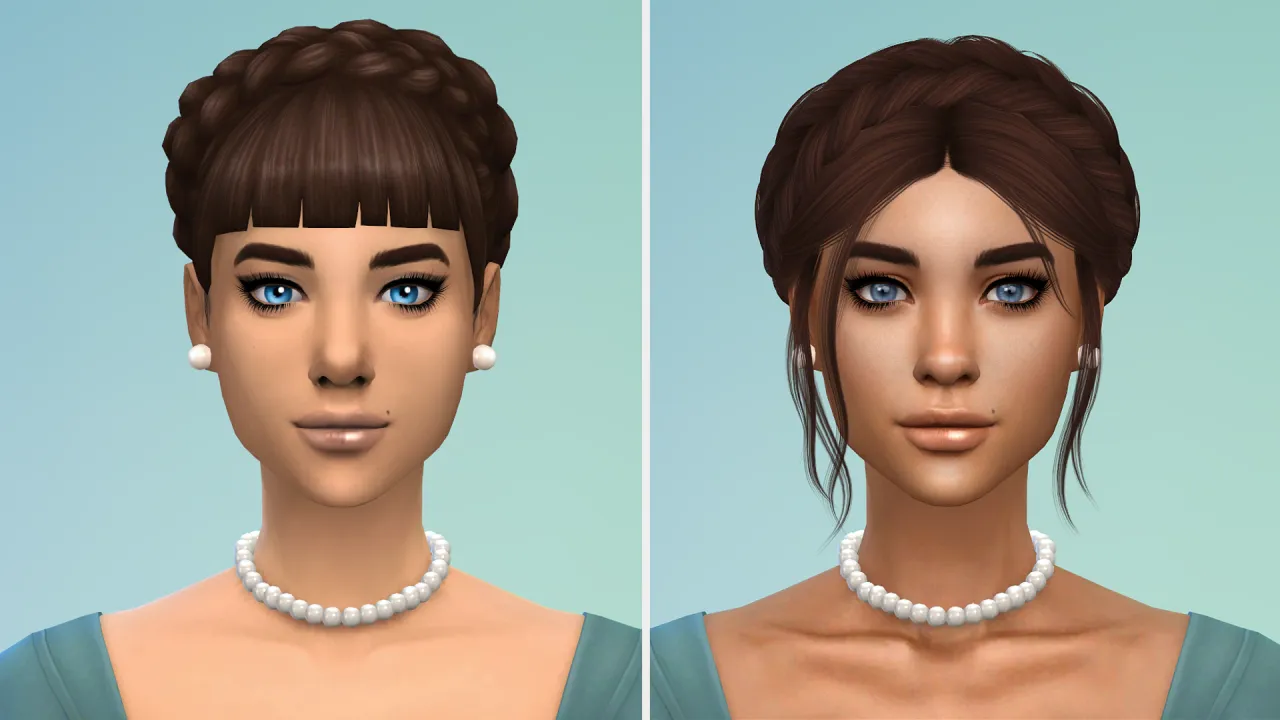 sims 4 maxis match vs alpha cc