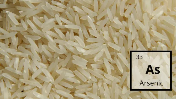arsen w ryżu grafika