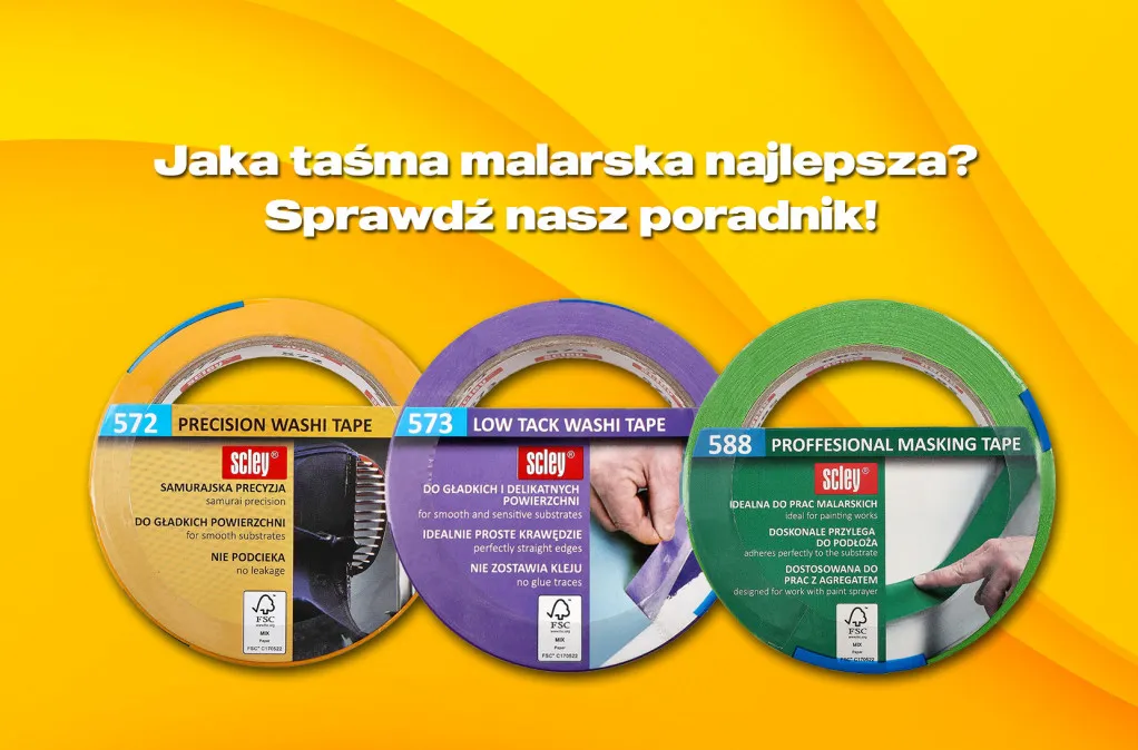 rodzaje taśm malarskich porównanie