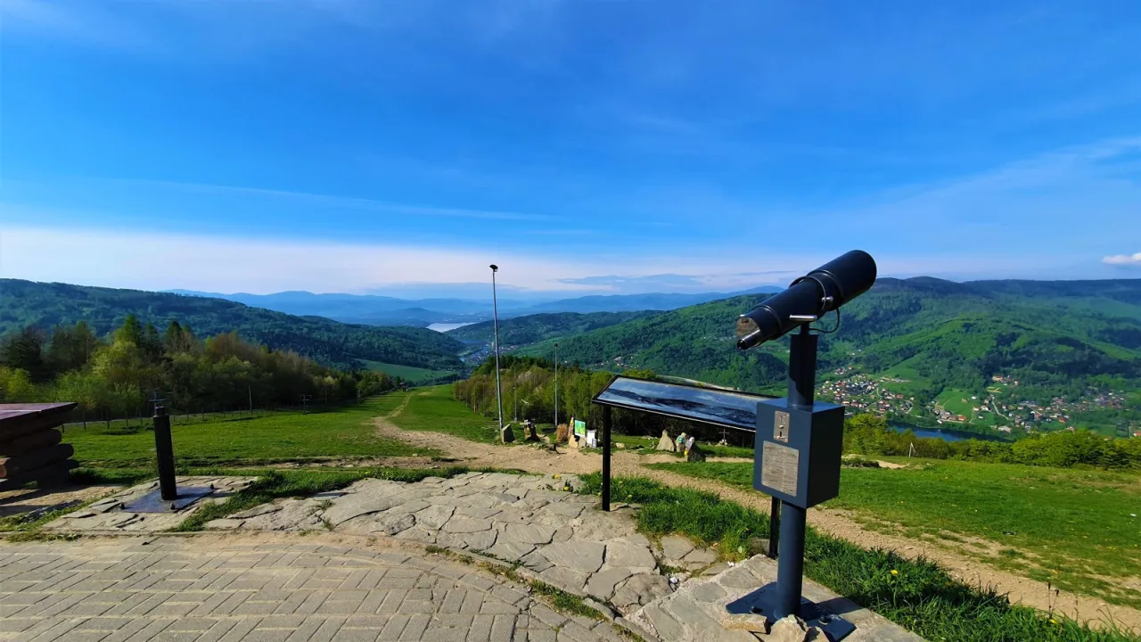 Góra Żar mapa Beskid Mały