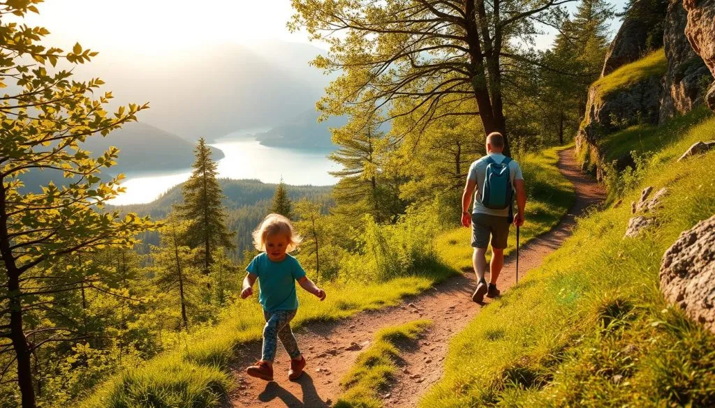 rodzina z niemowlakiem bezpieczny szlak górski