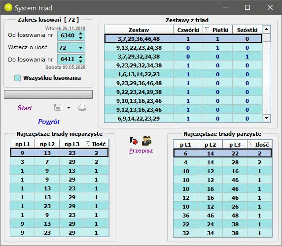 Lotto gra systemowa schemat