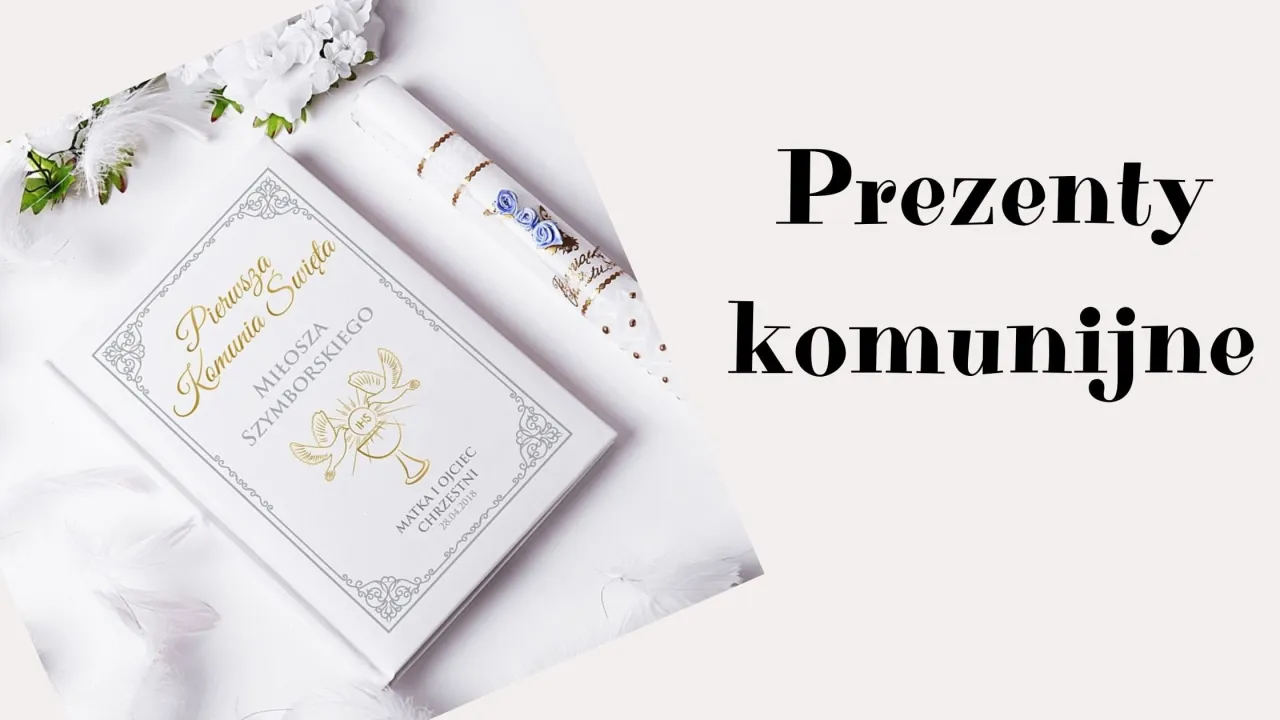 prezenty komunijne rzeczowe niematerialne