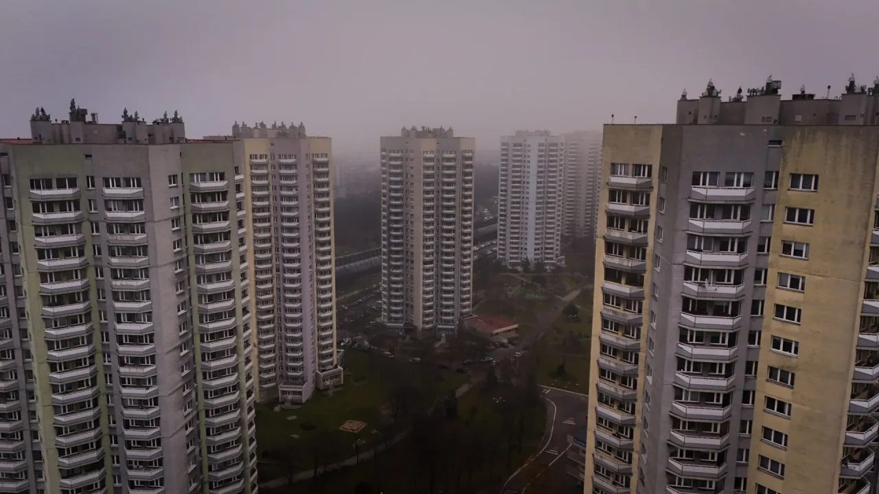 Budowa Osiedla Gwiazdy Katowice lata 70