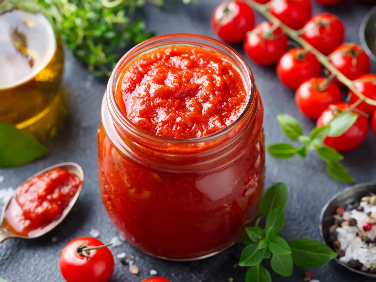 domowy sos pomidorowy przechowywanie