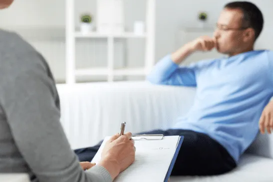 sesja psychoterapeutyczna w gabinecie