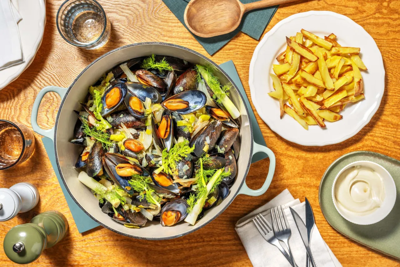 Assortiment de moules fra&icirc;ches pour cuisine