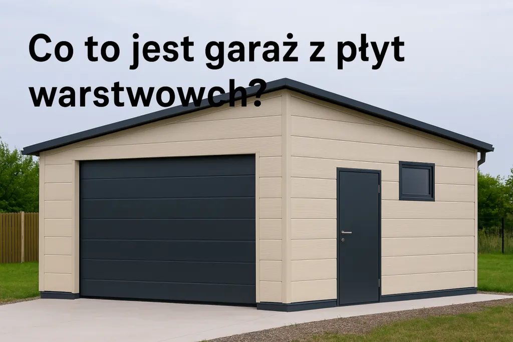 różne typy garaży murowany blaszany prefabrykowany