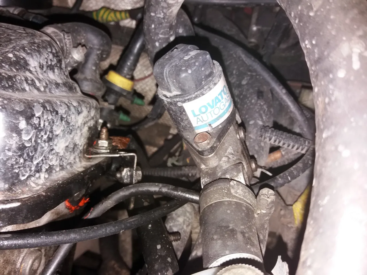 silnik samochodowy z instalacją lpg schemat