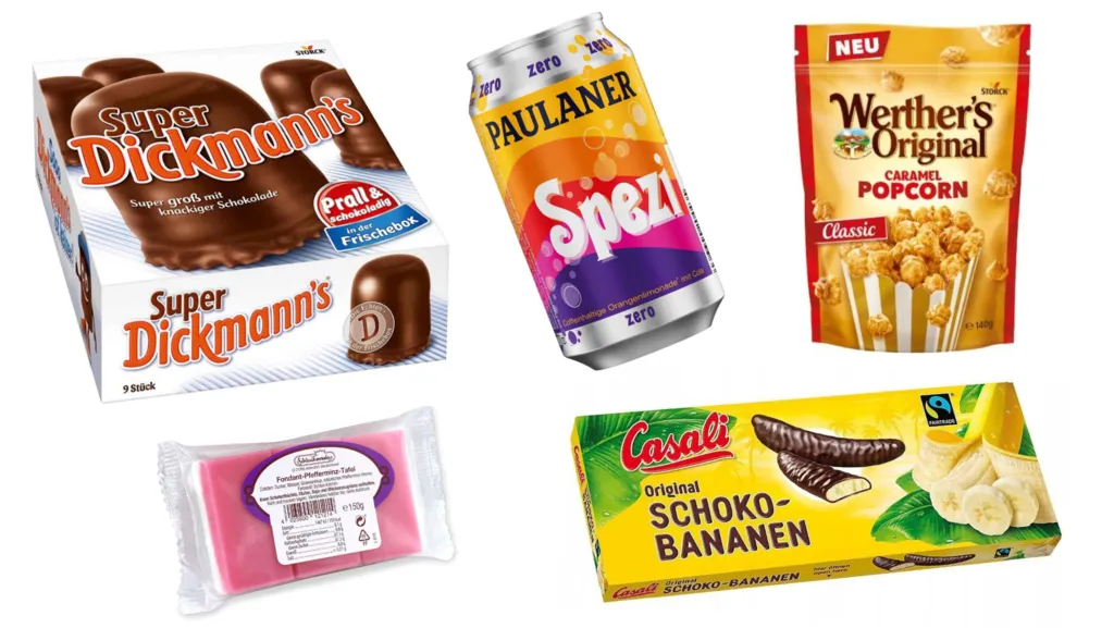 Niemieckie słodycze i przekąski