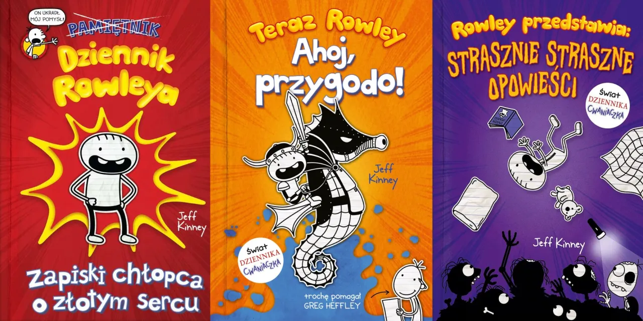 Dziennik Rowleya okładki książek