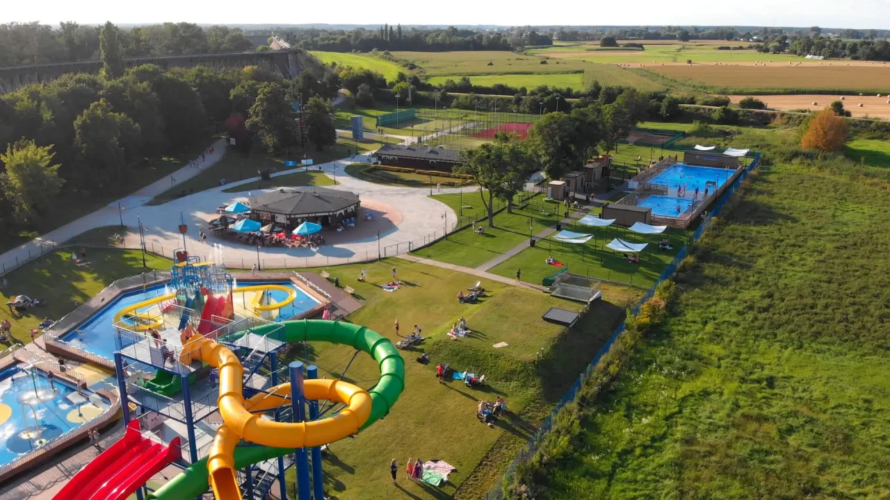 Ciechocinek wodny plac zabaw