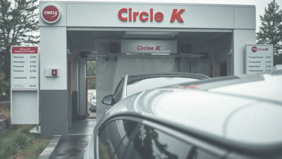 Zdjęcie Ile kosztuje myjnia na Circle K? Sprawdź ceny i pakiety usług