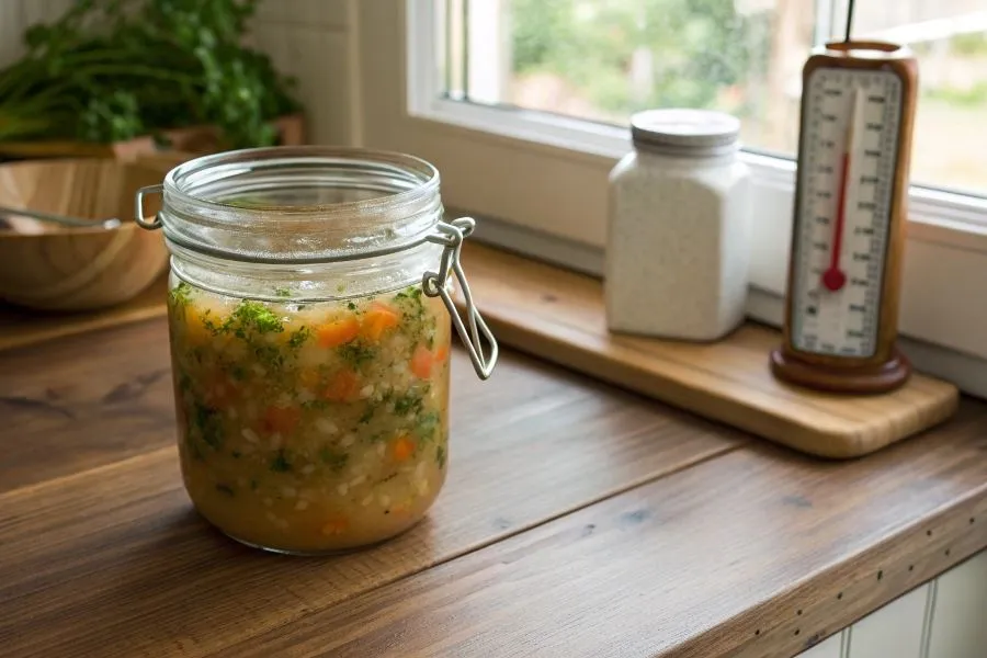 zepsuta zupa w słoiku objawy