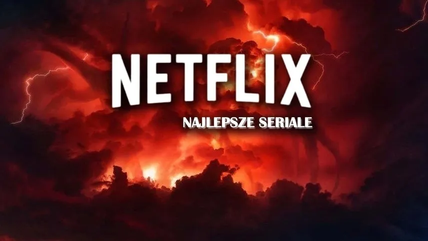 Netflix logo i różnorodne seriale