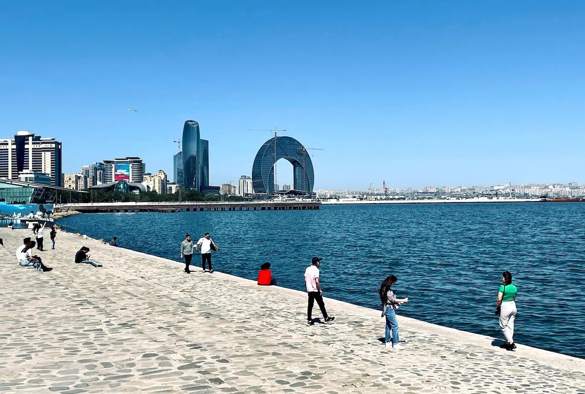 Plaże Baku Azerbejdżan