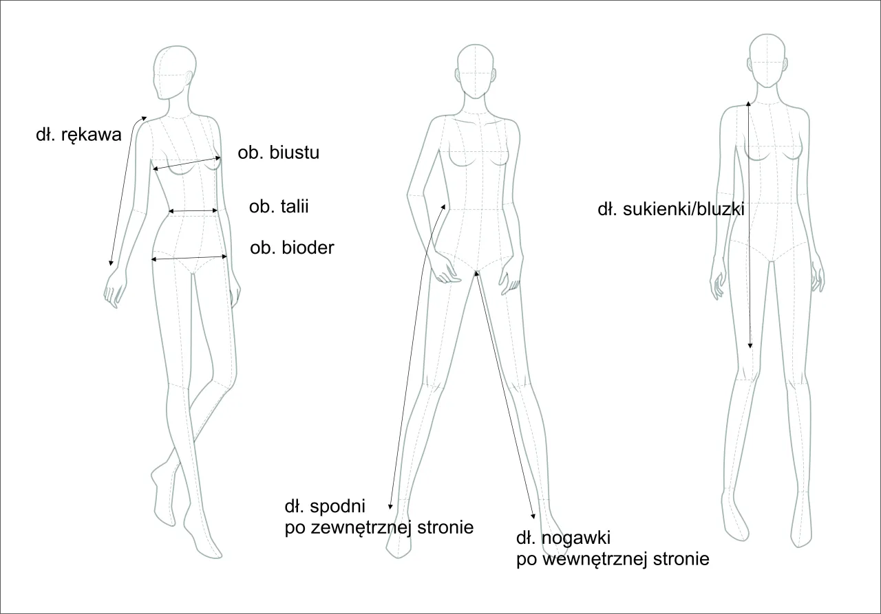 kobieta mierząca obwód w biuście