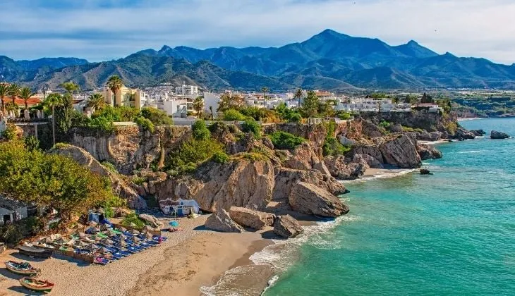 Luftbild Küste Costa del Sol Strände